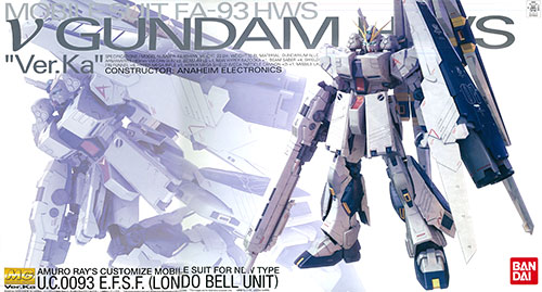 Bandai MG 1/100 Nu Gundam HWS Ver.Ka Plastic Model [Premium Bandai, Hobby Online Shop Exclusive]