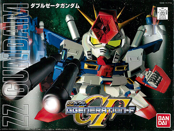Bandai BB Senshi No.212 ZZ Gundam Plastic Model image 1