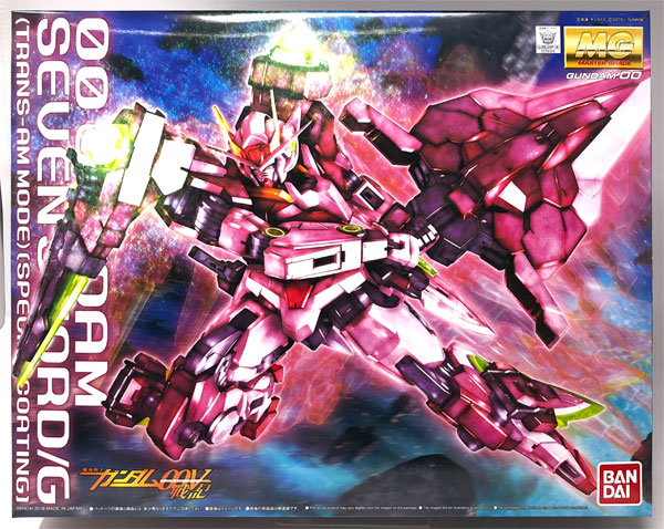 Bandai MG 1/100 00 Gundam Seven Sword/G (Trans-am Mode) [Special Coating] Plastic Model "Mobile Suit Gundam 00 V" [Hobby Online Shop Exclusive]