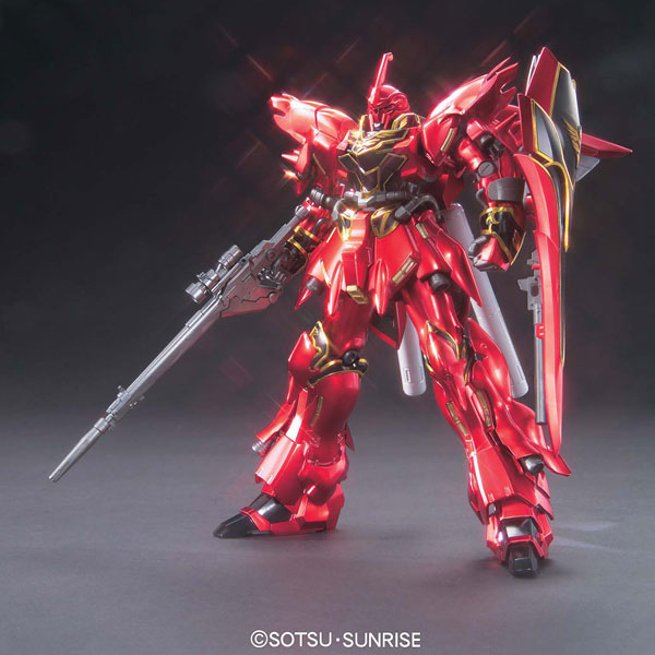 BANDAI SPIRITS HGUC 1/144 Sinanju Titanium Finish Plastic Model from "Mobile Suit Gundam Unicorn"