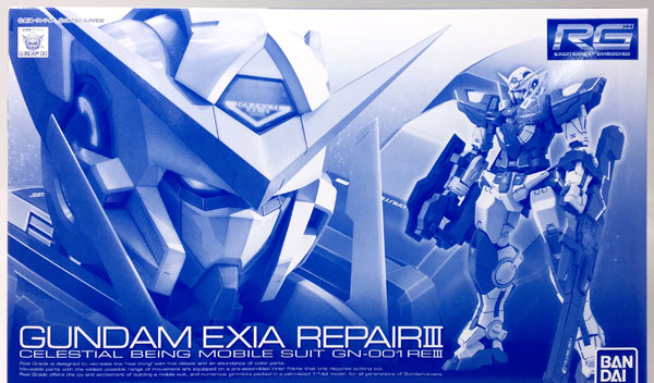 BANDAI SPIRITS RG 1/144 Gundam Exia Repair III Plastic Model [Hobby Online Shop Exclusive]