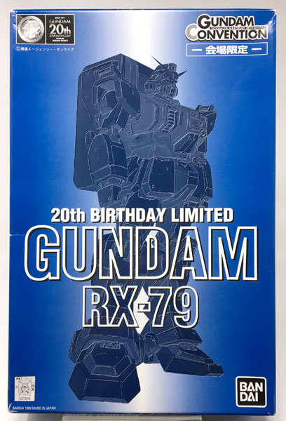 Bandai 1/144 20th BIRTHDAY LIMITED Ground Type Gundam RX-79 Plastic Model (Gundam 20th Anniversary Commemoration Event Gundam Convention Hall Exclusive) hình ảnh 1