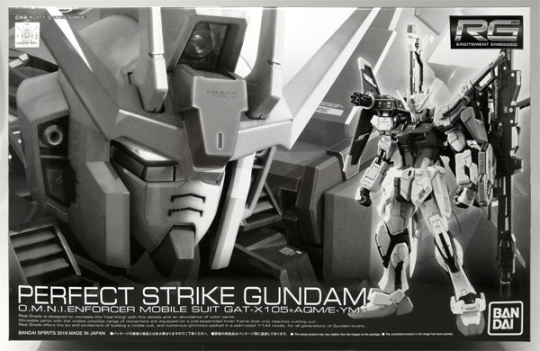 BANDAI SPIRITS RG 1/144 Perfect Strike Gundam Plastic Model [Hobby Online Shop Exclusive]