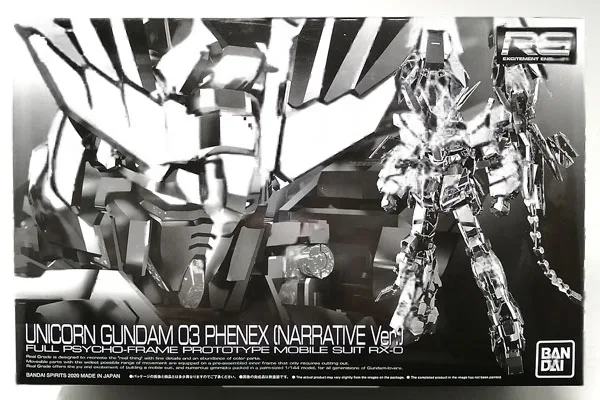 BANDAI SPIRITS RG 1/144 Unicorn Gundam 03 Phenex (Narrative Ver.) Plastic Model [Hobby Online Shop Exclusive] Bild 1