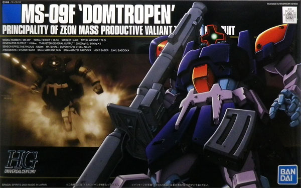BANDAI SPIRITS HGUC 1/144 Dom Tropen Plastic Model
