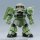 BANDAI SPIRITS Hello Kitty/Zaku II [SD Gundam Cross Silhouette] Plastic Model image 2