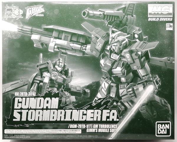 BANDAI SPIRITS MG 1/100 Gundam Stormbriinger F.A. (Fatal Ash) /GM Turbulence Plastic Model [Hobby Online Shop Exclusive]