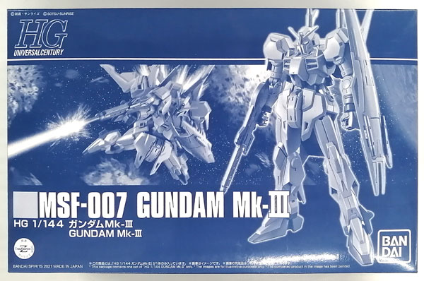 BANDAI SPIRITS HG 1/144 Gundam Mk-III Plastic Model [Hobby Online Shop Exclusive]
