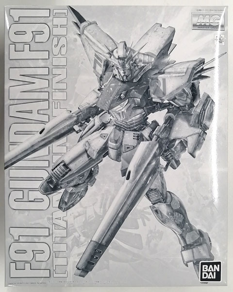 BANDAI SPIRITS MG 1/100 Gundam F91 Ver.2.0 [Titanium Finish] Plastic Model [Hobby Online Shop Exclusive]