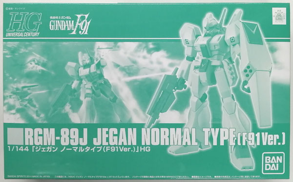 BANDAI SPIRITS HG 1/144 RGM-89J Jegan Normal Type (F91 Ver.) Plastic Model [Hobby Online Shop Exclusive]