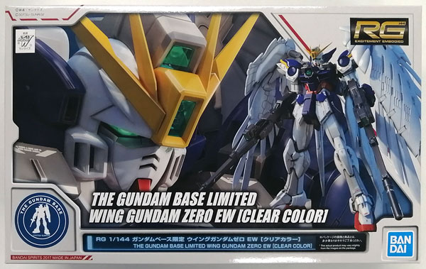 BANDAI SPIRITS RG 1/144 Wing Gundam Zero EW [Clear Cplor] Plastic Model (Gundam Base Exclusive)
