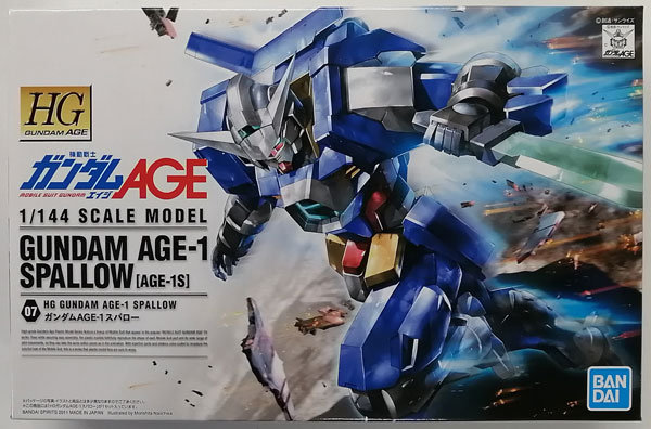 BANDAI SPIRITS HG 1/144 Gundam AGE-1 Sparrow Plastic Model