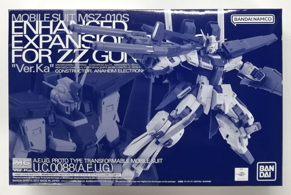 BANDAI SPIRITS MG 1/100 ZZ Gundam Ver.Ka's Reinforced Expansion Part Plastic Model (Hobby Online Shop Exclusive) 圖片 1