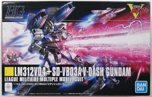 BANDAI SPIRITS HGUC 1/144 LM312V04+SD-VB03A V Dash Gundam Plastic Model