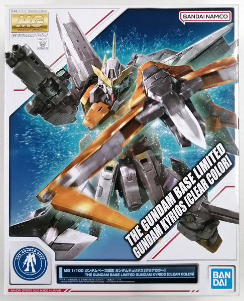 BANDAI SPIRITS MG 1/100 Gundam Kyrios [Clear Color] Plastic Model (Gundam Base Exclusive)