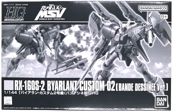 BANDAI SPIRITS HGUC 1/144 Byarlant Custom 02 (Bande Dessinee Version) Plastic Model (Hobby Online Shop Exclusive)