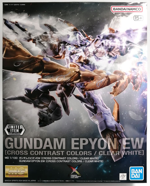 BANDAI SPIRITS MG 1/100 Gundam Epyon EW [CROSS CONTRAST COLORS / CLEAR WHITE] Plastic Model (Event Exclusive)