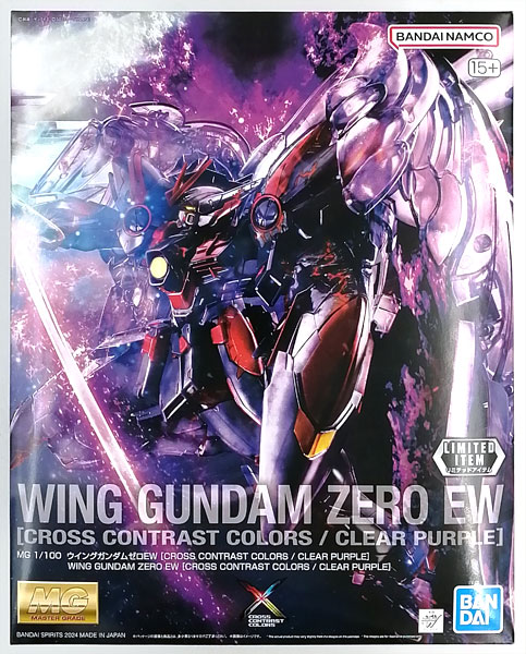 BANDAI SPIRITS MG 1/100 Wing Gundam Zero EW [CROSS CONTRAST COLORS / CLEAR PURPLE] Plastikmodell (Event Exklusiv) Bild 1