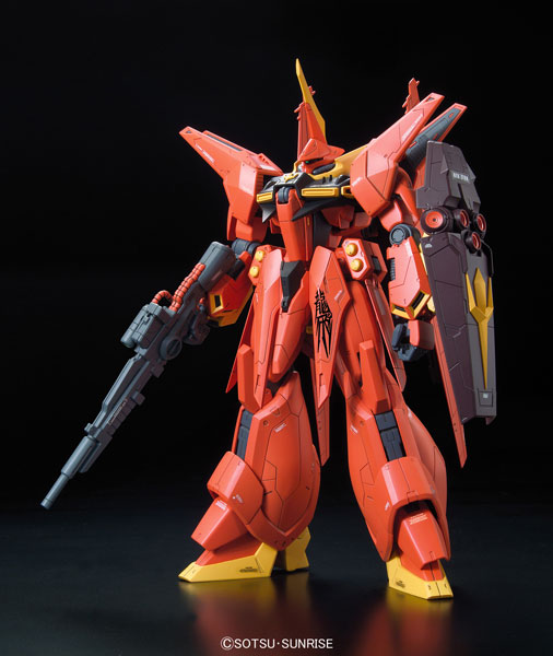 BANDAI SPIRITS RE/100 1/100 AMX-107 Bawoo Plastic Model from "Mobile Suit Gundam ZZ"