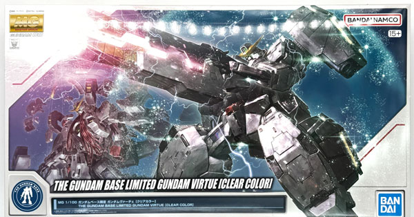 BANDAI SPIRITS MG 1/100 Gundam Base Exclusive Gundam Virtue [Clear Color] Plastic Model (Gundam Base Exclusive)