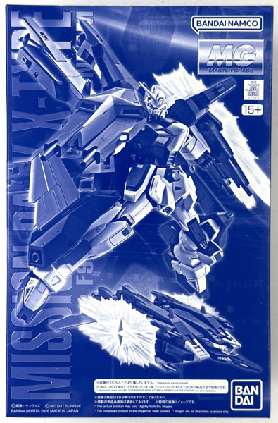 BANDAI SPIRITS MG 1/100 Mission Pack Type X for F90IIIY Cluster Gundam Plastic Model (Hobby Online Shop Exclusive)