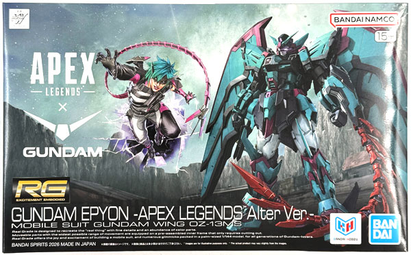BANDAI SPIRITS RG 1/144 Gundam Epyon -APEX LEGENDS (TM) Alter Ver.- Plastic Model (Hobby Online Shop Exclusive) Bild 1