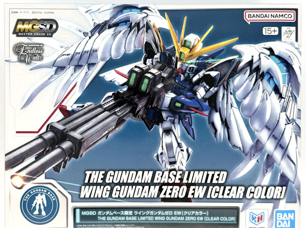 BANDAI SPIRITS MGSD Wing Gundam Zero EW [Clear Color] Plastic Model (Gundam Base Exclusive) hình ảnh 1