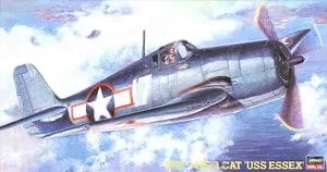 Hasegawa F6F-3 Hellcat Uss Essex (โมเดลประกอบ) รูปภาพ 1