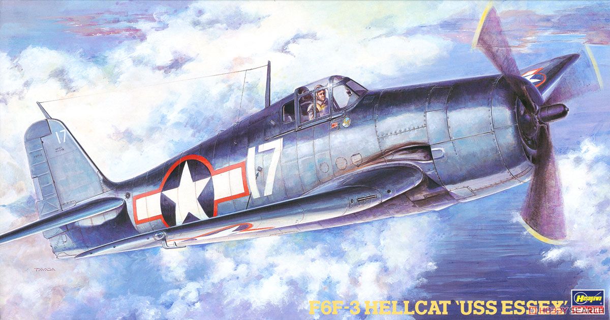 Hasegawa F6F-3 Hellcat Uss Essex (โมเดลประกอบ) รูปภาพ 2