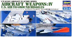 Hasegawa Aircraft Weapons IV U.S. Air Ground Missiles Set (Plastic model) Bild 1