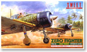Sweet Zero Fighter 21Type (Green Ver.) (Plastic model)