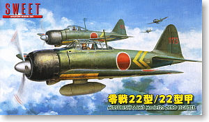 Sweet Zero Fighter (A6M3 Model 22) (Plastic model)