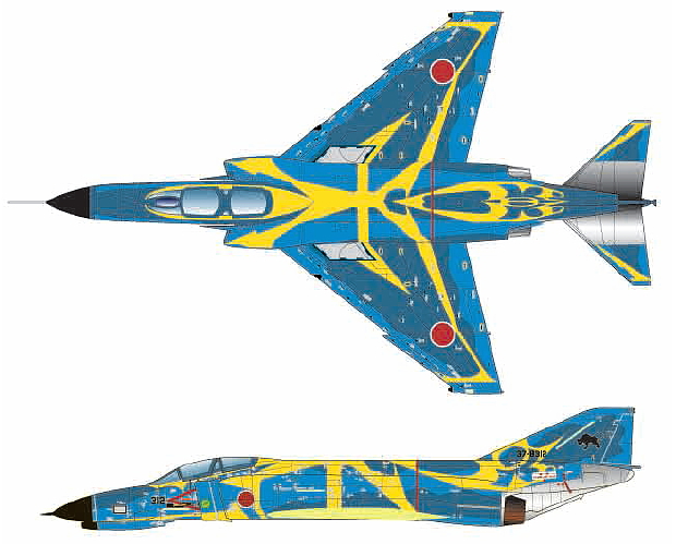 Platz J.A.S.D.F. F-4EJ Custom 3rd Air Wing in 50th Anniversary Decal (Plastic model) hình ảnh 4