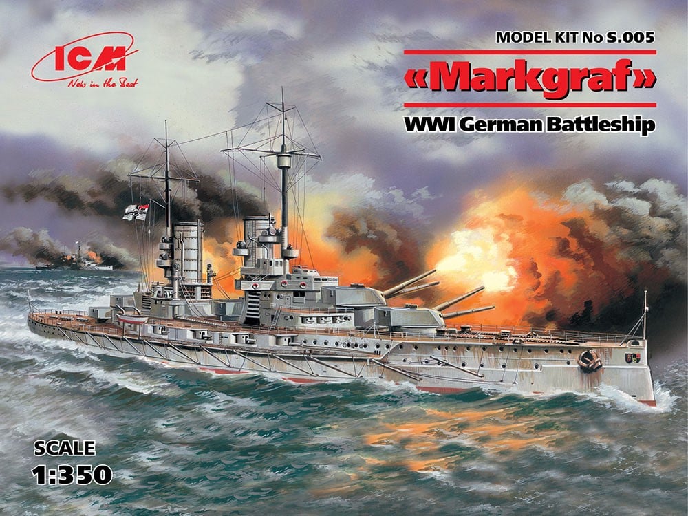 ICM German WWI Markgraf gambar 2