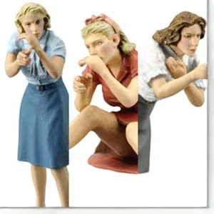 Model Kasten MG girls Vol.1 (3 pieces) (Plastic model) gambar 1