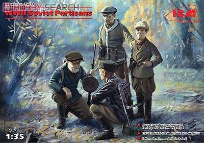 ICM Sowjetische Partisanen 2. Weltkrieg (Plastikmodell) Bild 4