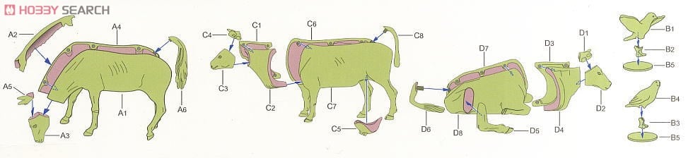 Riich Model Livestock Set Vol.2 (Plastic model) image 8
