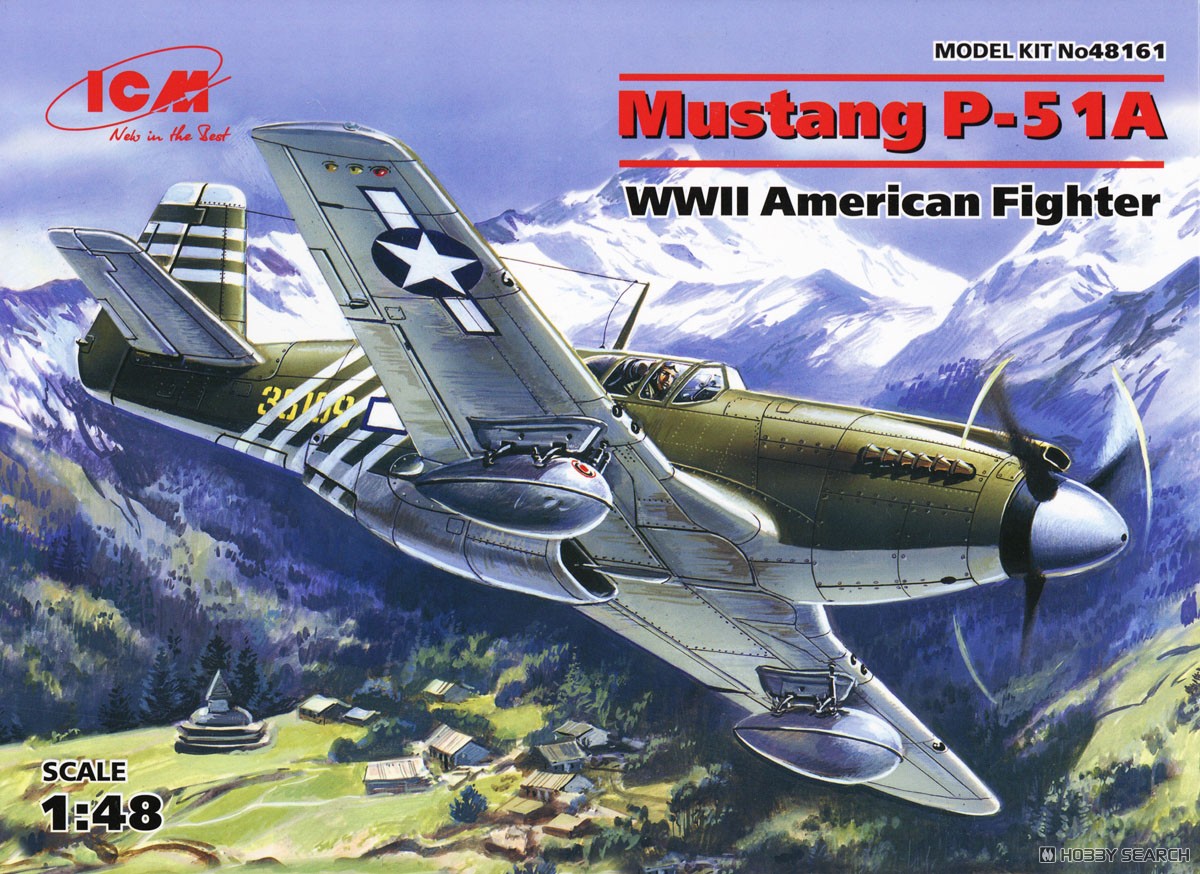 ICM North American P-51A Mustang U.S. Air Force (Plastic model) image 2
