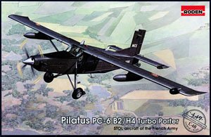 Roden Swiss Pilatus PC6B2/H4 Turbo Porter Light Transportation - latest model (Plastic model)