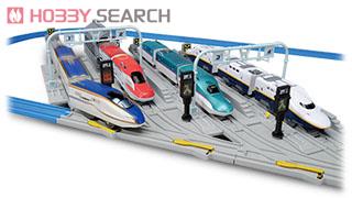 Tomy (TakaraTomy) Let`s line them up, the vehicle cool ! Rail yard Rail Set (Plarail) 圖片 6