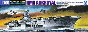 Aoshima HMS Ark Royal 1941 -VS Bismarck- (Plastic model)