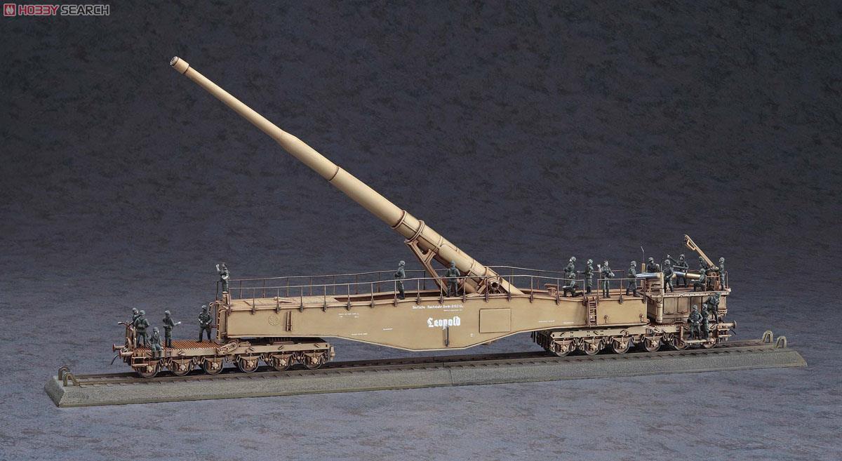 Hasegawa German Army Railway gun K5(E) Leopold w/Figure (Plastic model) รูปภาพ 3