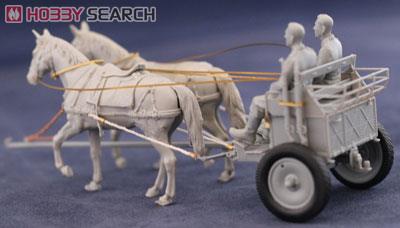 Riich Model IF.5 Maschinengwehrwagen 36 German Horse Drawn MG Wagon With Zwillingslafette 36 (3 Figures) Bild 4