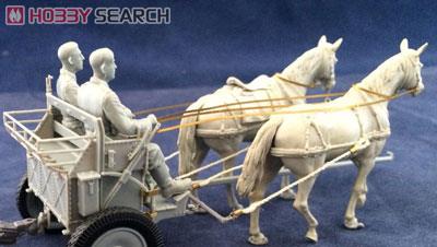 Riich Model IF.5 Maschinengwehrwagen 36 German Horse Drawn MG Wagon With Zwillingslafette 36 (3 Figures) Bild 5