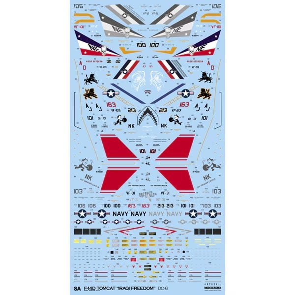 Model Kasten F-14D TOMCAT `IRAQI FREEDOM` รูปภาพ 2