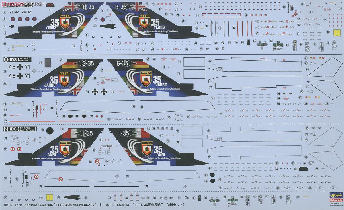 Hasegawa Tornado GR.4/IDS `TTTE 35th Anniversary` (Set of 2) (Plastic model) image 7