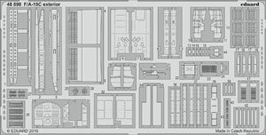 Eduard F/A-18C Photo-Etched Parts Set for Kinetic (Plastic model)