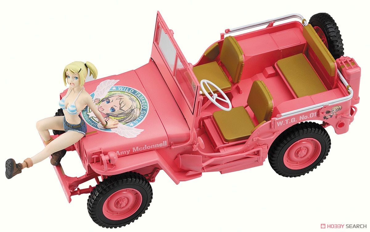 Hasegawa Wild Egg Girls No.01 1/4t 4x4 Truck `Amy MacDonnell` w/Figure (Model Car) hình ảnh 3