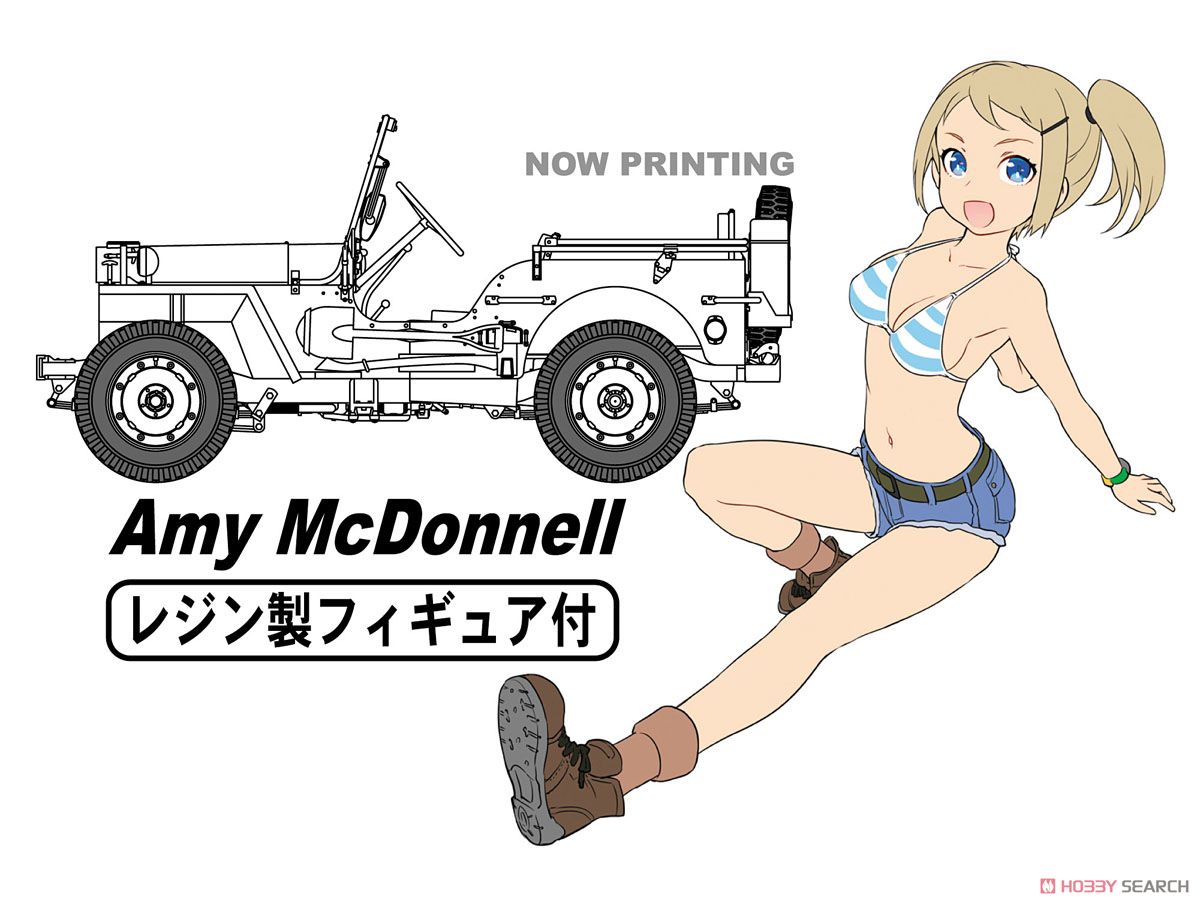 Hasegawa Wild Egg Girls No.01 1/4t 4x4 Truck `Amy MacDonnell` w/Figure (Model Car) hình ảnh 6