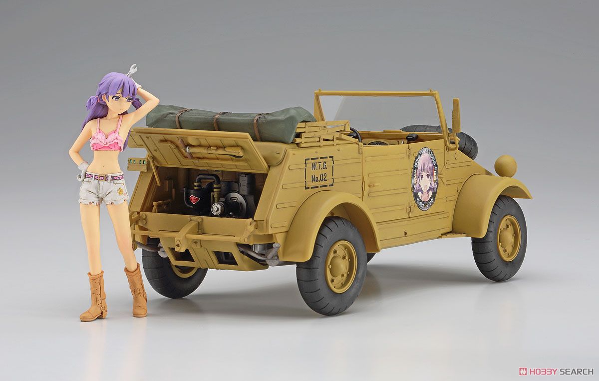 Hasegawa Wild Egg Girls No.02 Pkw.K1 Cubel Wagen Type 82 `Claire Frost` w/figure Bild 3